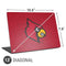 University of Louisville Red Background Universal Laptop 13in (10.6 x 7.6in) Skin